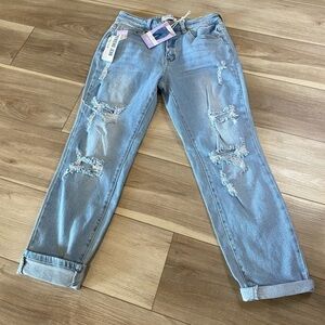 NEW wax jean collection boyfriend jean strech